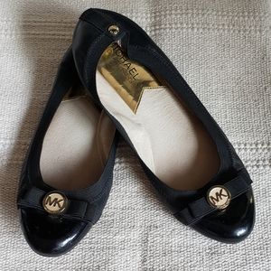 Michael Kors Black Ballet Flats